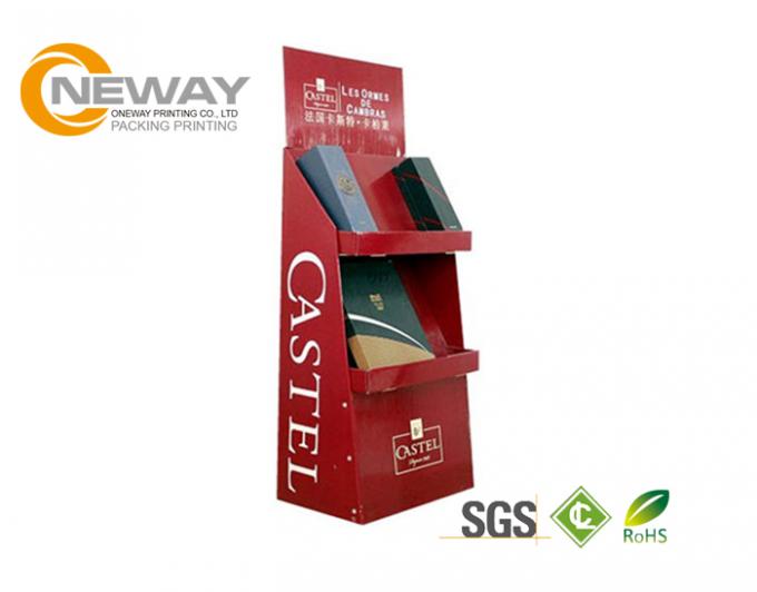 Shop Exbition Counter Display Unit Folding Cardboard Point Of Sale